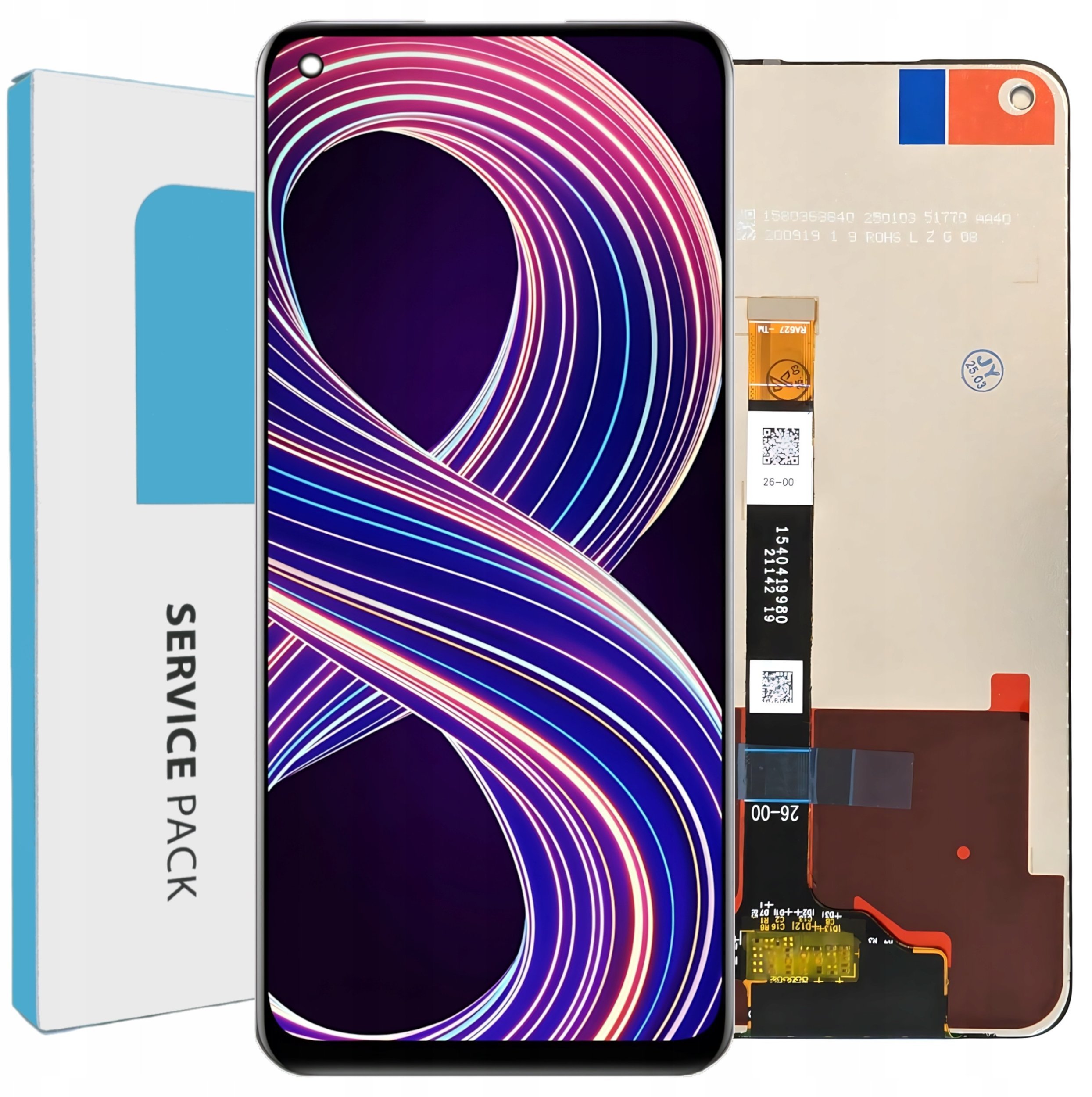 Wyświetlacz do Realme 8 5G Ekran LCD Oryginał Zila RMX3241 5904858345663