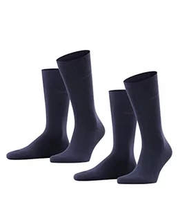 ESPRIT Mężczyźni Skarpety Basic Uni 2-Pack M SO Bawełna jednokolorowe 2 Pak, Niebieski (Marine 6120), 47-50 - Skarpetki męskie - miniaturka - grafika 1