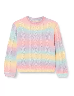 Wrangler Damski sweter z dzianiny, Różowy, chory, XL - Swetry damskie - miniaturka - grafika 1