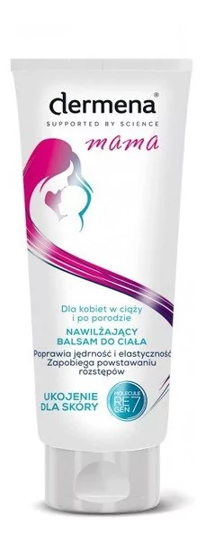 DERMENA Dermena Mama Nawilżający Balsam do ciała dla kobiet w ciąży i po porodzie 200ml