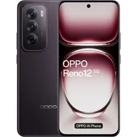 Telefony komórkowe - Oppo Reno 12 8/256GB 5G Czarny - miniaturka - grafika 1