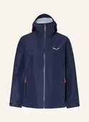 Kurtki damskie - Salewa Kurtka Hardshell Puez 2.5l Ptx blau - SALEWA - miniaturka - grafika 1