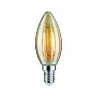 Żarówki LED - Paulmann Żarówka świeca LED E14 2,6W 2 500 K złota - miniaturka - grafika 1