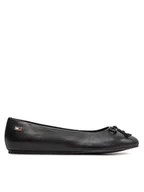 Baleriny - Tommy Hilfiger Baleriny Essential Chic Ballerina FW0FW08059 Czarny - miniaturka - grafika 1