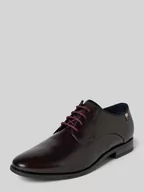 Półbuty męskie - Buty derby skórzane z detalem z logo model ‘Gapo’ - miniaturka - grafika 1