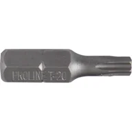 Akcesoria do elektronarzędzi - Końcówka 1/4" TORX z otworem T20 l=25 mm 10 sztuk PROLINE - miniaturka - grafika 1