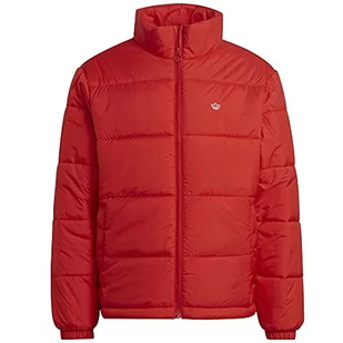adidas Męska kurtka puchowa ze stojakiem, Czerwony, XS - Kurtki męskie - miniaturka - grafika 1