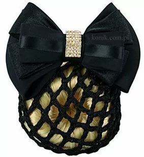 Harry''s Horse Siatka na włosy z kokardą i aplikacją z cyrkonii - Akcesoria jeździeckie Harry''s Horse Siatka na włosy z kokardą i aplikacją z cyrkonii - Akcesoria jeździeckie - miniaturka - grafika 1