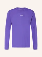 Koszulki męskie - Salomon Koszulka Do Biegania Shakeout Core lila - SALOMON - miniaturka - grafika 1