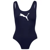 Stroje kąpielowe - Damski strój kąpielowy Puma Swimsuit Rozmiar: M / Kolor: ciemnoniebieski - miniaturka - grafika 1