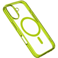 Etui i futerały do telefonów - Etui CELLULARLINE Iconic Magsafe do Apple iPhone 16 Przezroczysto-zielony - miniaturka - grafika 1