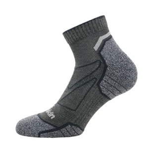 Skarpety trekkingowe Jack Wolfskin VOJO LIGHT SOCK LOW C Dark Grey - 35-37 - Skarpetki męskie - miniaturka - grafika 1