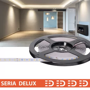 Taśma LED Delux 24V 80led 4000K 980lm dioda SMD2835 rolka 10m - Taśmy LED - miniaturka - grafika 1