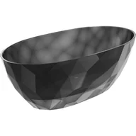 Wanny - Mexen Orax black wanna wolnostojąca transparentna 170 x 80 cm, korek chrom - 58081708013 - miniaturka - grafika 1