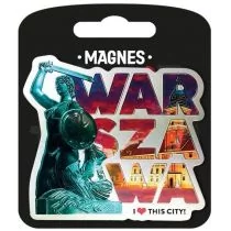 PAN DRAGON Magnes I love Poland Warszawa ILP-MAG-A-WAR-08 - Magnesy - miniaturka - grafika 1