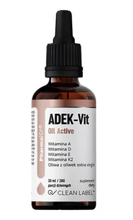 PHARMOVIT Pharmovit Adek-Vit Oil  Active 30 ml PH9820 - Witaminy i minerały - miniaturka - grafika 1
