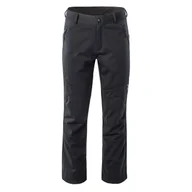 Odzież trekkingowa męska - Męskie Spodnie ELBRUS GAUDE POLARTEC WINDBLOCK M000161379 – Czarny - miniaturka - grafika 1