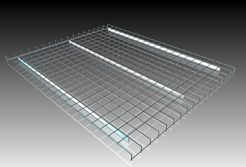 Dru-Max Mocna półka siatkowa. Ładowność: 300kg, Wym: 1100x880mm