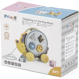 Viga 44025 PolarB Jeż Jerzy 2w1 sorter do ciagnięcia - Pchacze - miniaturka - grafika 1