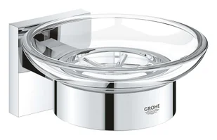 Grohe QuickFix Start Cube - Mydelniczka z uchwytem, szkło/chrom 41096000 - Mydelniczki i dozowniki mydła - miniaturka - grafika 1