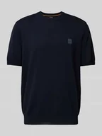 Koszulki męskie - T-shirt z naszywką z logo model ‘Kanache’ - miniaturka - grafika 1