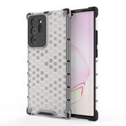 Etui i futerały do telefonów - Honeycomb etui pancerny pokrowiec z żelową ramką Samsung Galaxy Note 20 przezroczysty - miniaturka - grafika 1