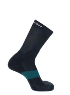 Skarpetki i podkolanówki sportowe - Skarpety turystyczne Salomon X Ultra Crew - carbon/stargazer/blue - miniaturka - grafika 1