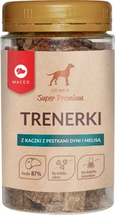MACED Trenerki Kaczka z pestkami dyni i melisą 150g - Przysmaki dla psów - miniaturka - grafika 1