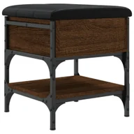 Szafki na buty - vidaXL Ławka na buty w kolorze brązowego dębu 42x42x45 cm Materiał drewnopochodny - miniaturka - grafika 1