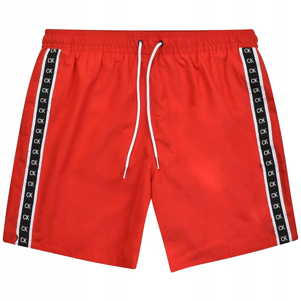 Szorty Kapielowe CALVIN KLEIN ZM0ZM01959 Czerwony