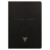 Zeszyty szkolne - Zeszyt Clairefontaine Flying Spirit A5, linie, czarny - miniaturka - grafika 1