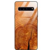 Etui i futerały do telefonów - Etui drewniane Samsung Galaxy S10 5g Old Fashion Wood Burnt Orange Forestzone Glass - miniaturka - grafika 1