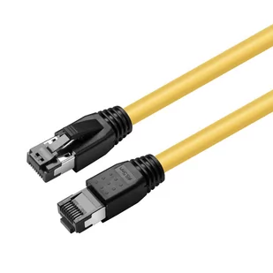 Cat8.1 S/Ftp 5M Żółty Ekranowany Lszh,Awg 24 - Kable - miniaturka - grafika 1