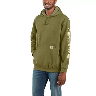 Carhartt Męska bluza z logo Loose Fit Midweight Graphic, True Olive Heather, XS - Bluzy męskie - miniaturka - grafika 1