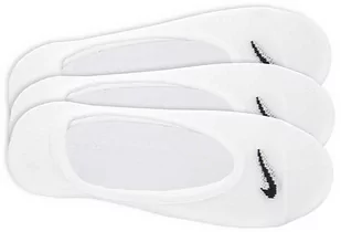 Skarpety Nike Lightweight Footie Training Sock (3 Pair) Women "White" - Skarpetki i podkolanówki sportowe - miniaturka - grafika 1