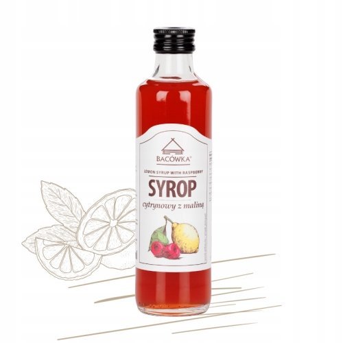 Syrop cytrynowy z maliną 250ml Bacówka