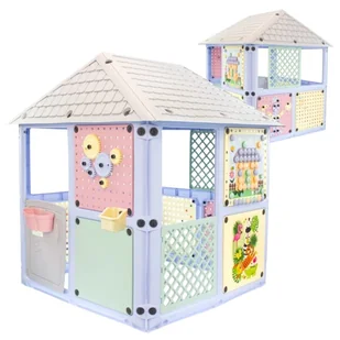 Mochtoys Domek Ogrodowy Dla Dzieci Smart House Dom Na Ogród Z Obrotowymi Ścianami I Przesuwnymi Okiennicami - Place zabaw - miniaturka - grafika 1