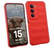 Etui i futerały do telefonów - Bizon Pancerne Tur do Xiaomi Redmi 15 4G / 5G Czerwony - miniaturka - grafika 1