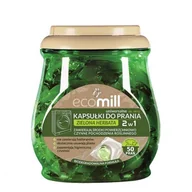 Środki do prania - BioLife MILL CLEAN ECO MILL ECO Kapsułki do prania 2w1 ZIELONA HERBATA UNIWERSALNE 50 sztuk 5902643000223 - miniaturka - grafika 1