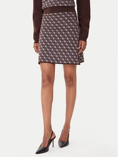 Guess Spódnica ołówkowa W5BD81 Z3JD2 Brązowy Slim Fit - Spódnice - miniaturka - grafika 1