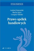 Prawo - Prawo spółek handlowych z testami online - prof. dr hab. Andrzej Szumański, dr hab. Marcin Spyra, adw. dr hab. Grzegorz Suliński - książka - miniaturka - grafika 1