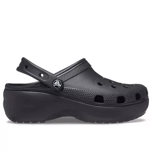 Klapki Crocs Classic Platform Clog 206750-001 - czarne - Klapki i japonki damskie - miniaturka - grafika 1