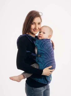 Nosidło Lennylamb Lennyupgrade Pawi Ogon Prowansja - Nosidełka dla dzieci - miniaturka - grafika 1