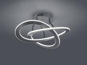 Lampy sufitowe - Trio OAKLAND Antracyt LED ściemnialna 40W 3000K Lampa sufitowa 621710142 - miniaturka - grafika 1