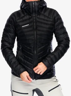 Kurtka puchowa damska Mammut Broad Peak IN Hooded Jacket - blk - Kurtki narciarskie - miniaturka - grafika 1
