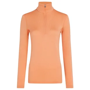 Bluza damska Icebreaker W 260 Tech LS Half Zip Rozmiar: M / Kolor: pomarańczowy - Bluzy sportowe damskie - miniaturka - grafika 1