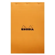 Notesy i bloczki - Blok Rhodia N°19 A4+ 21x31,8 cm, kratka, pomarańczowy - miniaturka - grafika 1