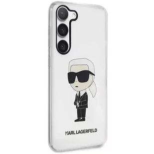 Etui ochronne na telefon Karl Lagerfeld KLHCS23MHNIKTCT do Samsung Galaxy S23+ Plus S916 transparent hardcase Ikonik Karl Lagerfeld - Etui i futerały do telefonów - miniaturka - grafika 4