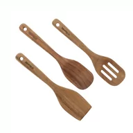 Przybory do gotowania - Zestaw utensyliów MOOKA drewnianych 3 szt.22 cm HOMLA - miniaturka - grafika 1