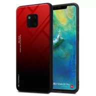 Etui i futerały do telefonów - Pokrowiec Do Huawei MATE 20 PRO Etui w CZERWONO - CZARNY TPU Obudowa Case Cover Plecki Ochronny Cadorabo - miniaturka - grafika 1